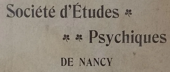 Titre de la Société des Etudes Psychiques